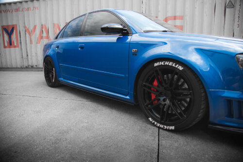 Maxton side skirt diffusers for Audi RS4 B7