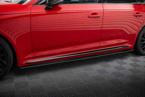 Maxton side skirt diffusers for Audi RS4 B9 / B9 Facelift