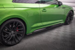 Maxton side skirt diffusers for Audi RS5 Coupe F5 Facelift