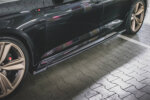 Maxton side skirt diffusers for Audi RS5 Sportback F5 Facelift