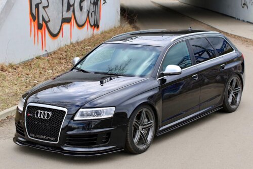 Maxton side skirt diffusers for Audi RS6 C6