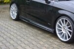 Maxton side skirt diffusers for Audi S3/A3 S-Line Hatchback 8V/8V Facelift
