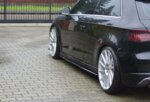 Maxton side skirt diffusers for Audi S3/A3 S-Line Hatchback 8V/8V Facelift
