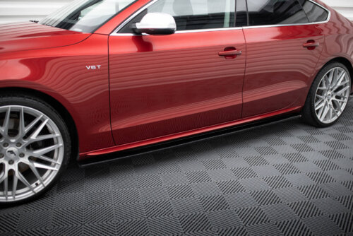 Maxton side skirt diffusers for Audi S5 / A5 / A5 S-Line Sportback 8T / 8T Facelift