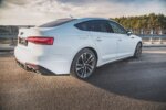 Maxton side skirt diffusers for Audi S5 / A5 S-Line Sportback F5 Facelift