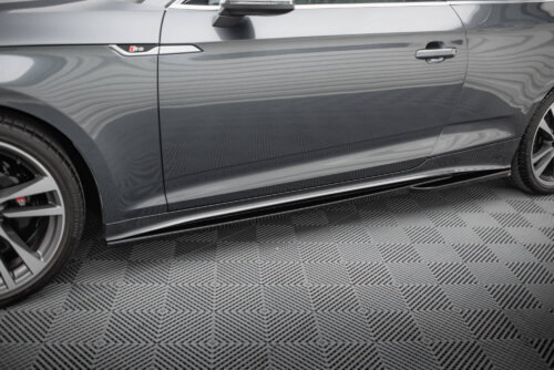 Maxton side skirt diffusers for Audi S5 Coupe / A5 S-Line Coupe F5 Facelift