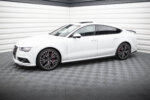 Maxton side skirt diffusers for Audi S7 / A7 S-Line C7 FL