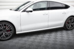 Maxton side skirt diffusers for Audi S7 / A7 S-Line C7 FL