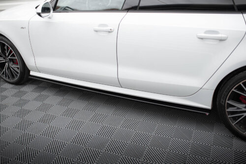 Maxton side skirt diffusers for Audi S7 / A7 S-Line C7 FL