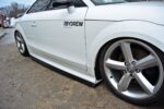 Maxton side skirt diffusers for Audi TT RS 8J