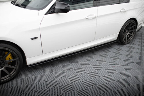 Maxton side skirt diffusers for BMW 3 M-Pack Sedan / Touring E90 / E91