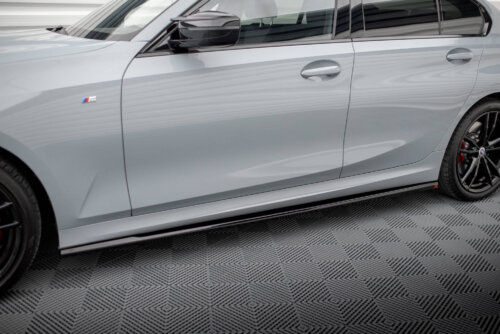 Maxton side skirt diffusers for BMW 3 M340i / M-Pack G20 / G21 Facelift