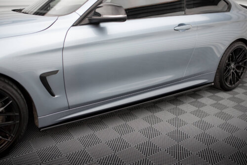 Maxton side skirt diffusers for BMW 4 Coupe / Gran Coupe / Cabrio M-Pack F32 / F36 / F33