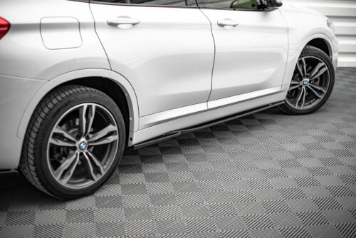 Maxton side skirt diffusers for BMW X1 M-Pack F48 / F48 Facelift