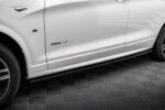 Maxton side skirt diffusers for BMW X3 M-Pack F25 Facelift