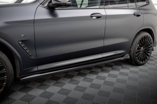 Maxton side skirt diffusers for BMW X3 M-Pack G01 Facelift