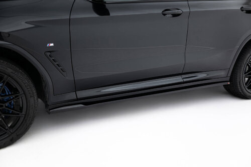 Maxton side skirt diffusers for BMW X4 M-Pack G02 Facelift