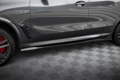 Maxton side skirt diffusers for BMW X5 M F95 / F95 Facelift