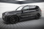 Maxton side skirt diffusers for BMW X7 M-Pack G07 Facelift