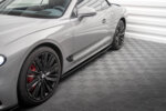 Maxton side skirt diffusers for Bentley Continental Convertible GT Mk3