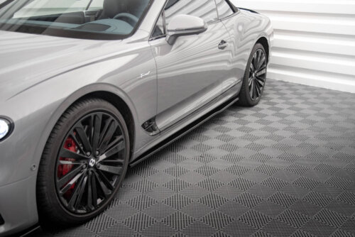 Maxton side skirt diffusers for Bentley Continental Convertible GT Mk3