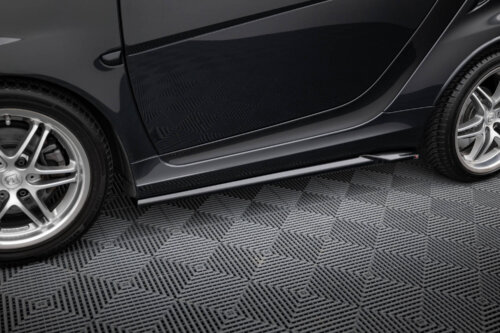 Maxton side skirt diffusers for Brabus Smart Fortwo C451 Facelift