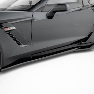 Maxton side skirt diffusers for Chevrolet Corvette Z06 C7