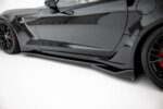 Maxton side skirt diffusers for Chevrolet Corvette Z06 C7