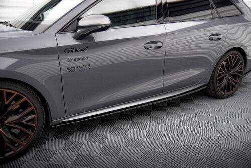 Maxton side skirt diffusers for Cupra Leon Aero Mk1