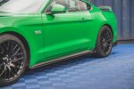 Maxton side skirt diffusers + Flaps for Ford Mustang GT Mk6 Facelift