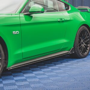 Maxton bočni produžeci + Flaps za Ford Mustang GT Mk6 Facelift