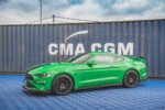 Maxton side skirt diffusers + Flaps for Ford Mustang GT Mk6 Facelift