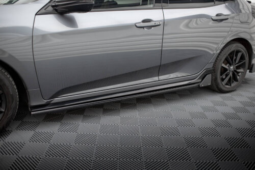 Maxton side skirt diffusers + Flaps for Honda Civic Sport Mk 10