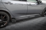 Maxton side skirt diffusers + Flaps for Honda Civic Sport Mk 10