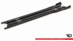 Maxton side skirt diffusers + Flaps for Nissan GTR R35 Facelift