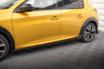 Maxton side skirt diffusers + Flaps for Peugeot 208 GT Mk2