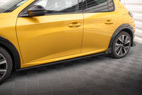 Maxton side skirt diffusers + Flaps for Peugeot 208 GT Mk2
