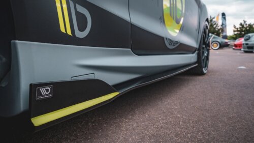 Maxton side skirt diffusers for Ford Fiesta 7 ST Facelift