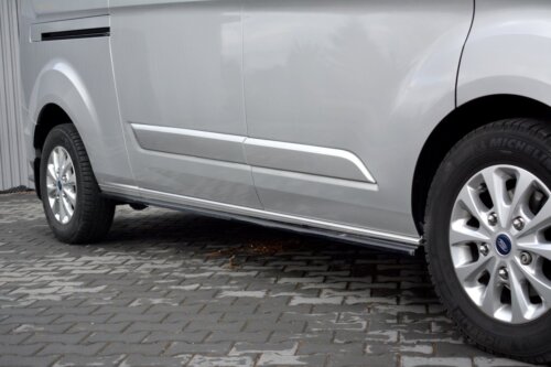 Maxton side skirt diffusers for Ford Transit Custom Mk1 FL