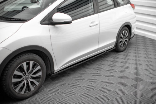 Maxton side skirt diffusers for Honda Civic Mk9