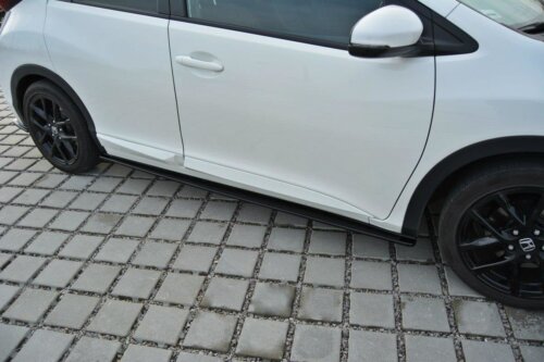 Maxton side skirt diffusers for Honda Civic Mk9