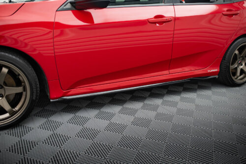 Maxton side skirt diffusers for Honda Civic SI Mk10