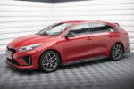Maxton side skirt diffusers for Kia Ceed GT / GT-Line Mk3 / Proceed Mk1