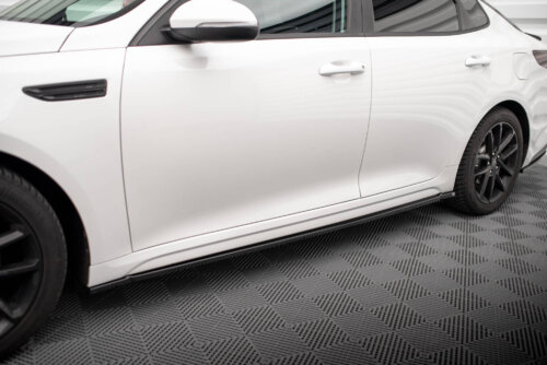 Maxton side skirt diffusers for Kia Optima Mk4 Facelift