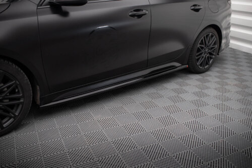 Maxton side skirt diffusers for Kia Proceed GT / GT-Line Mk1 Facelift / Ceed GT Mk3 Facelift