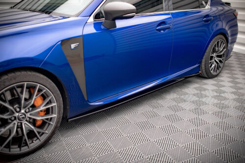 Maxton side skirt diffusers for Lexus GS F Mk4 Facelift