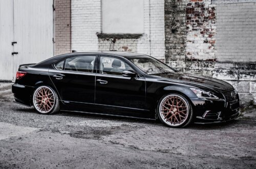Maxton side skirt diffusers for Lexus LS Long Wheelbase Mk4 Facelift