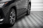 Maxton side skirt diffusers for Lexus RX Mk4 Facelift (version with OEM step rails)