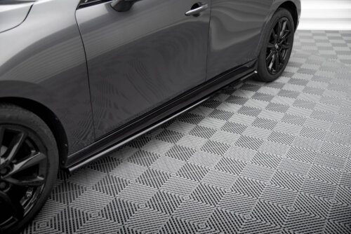 Maxton side skirt diffusers for Mazda 3 Mk4