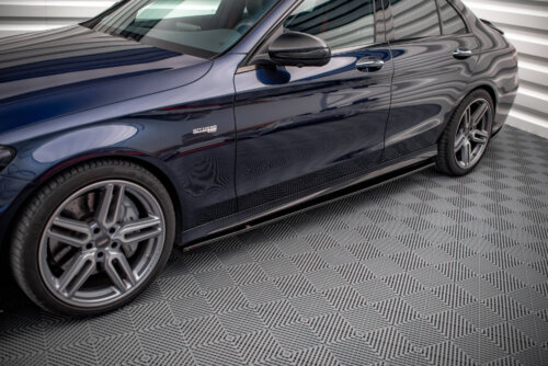 Maxton side skirt diffusers for Mercedes-AMG C 43 / AMG-Line W205